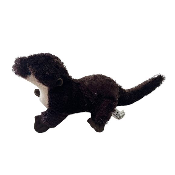 Wildlife Artist Inc River Otter Plush Stuffed Animal Toy Plushy Stuffy Brown 12" - Picture 1 of 10